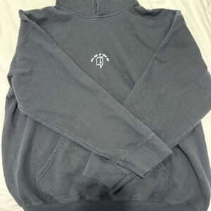 LONELY GHOST Gray Turtleneck Sweater